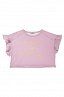 Tocoto Vintage,CAMISTETA NIÑA MANGA VOLANTE "TOCOTO LOVES,rosa